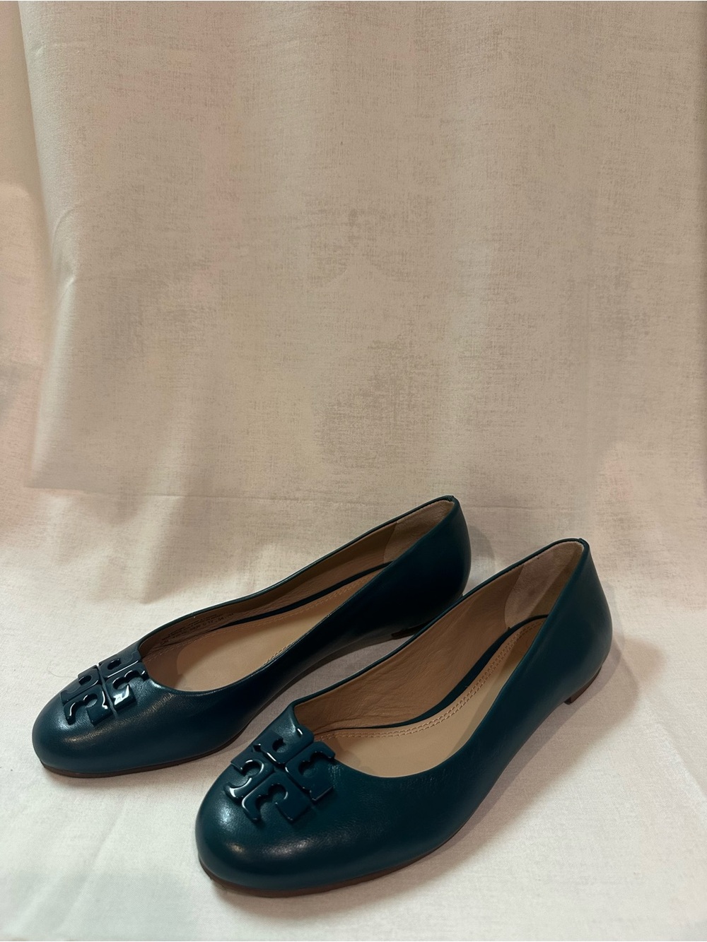 Tory Burch Lowell Ballet Flat Teal Size 7